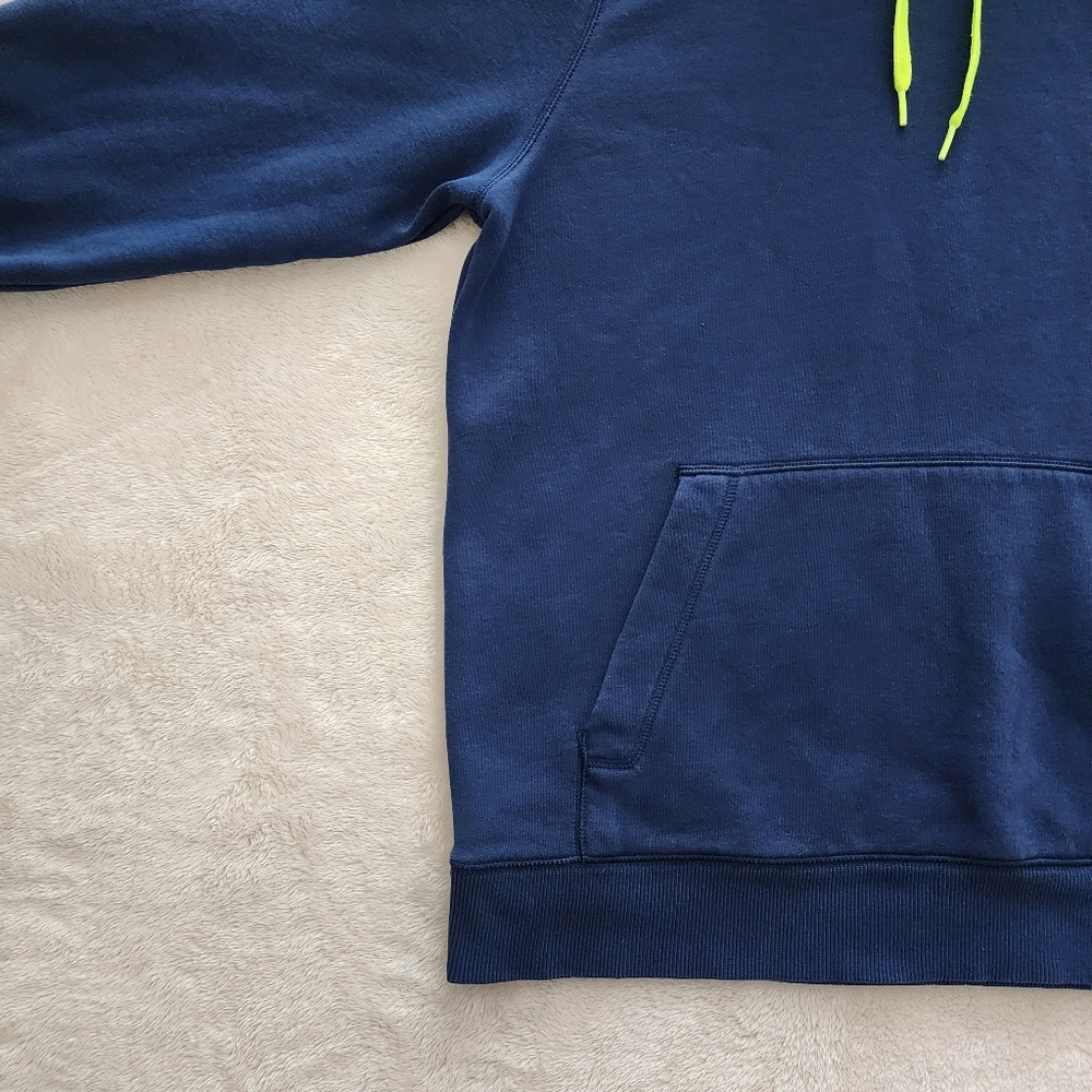 Under Armour UA Rival Fleece Hoodie, Men's Size Large, GUC - Navy - Picture 2 of 8